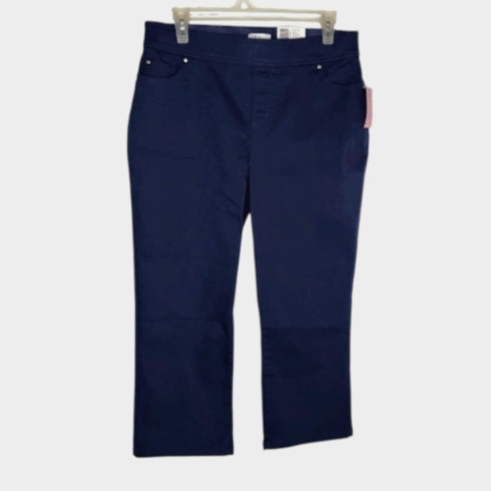 Kim Rogers Navy Super Stretch Capri